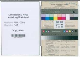 Entnazifizierung Albert Vogt , geb. 24.12.1909 (Kaufm. Angestellter)