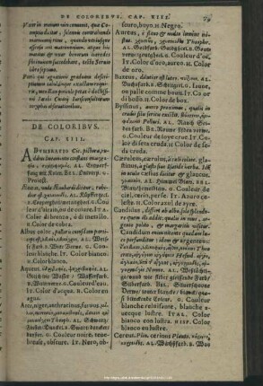 De Coloribus. Cap. XIII