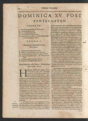 Dominica XV. Post Pentecosten.