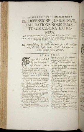 Dissertatio Prooemialis Nona De Defensione ...
