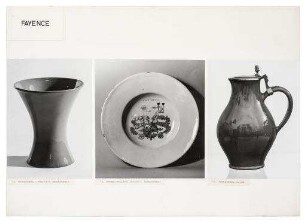 Fayence (Werkbundkiste Keramisches Hausgerät, Schautafel)