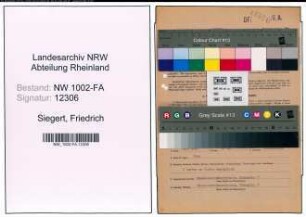 Entnazifizierung Friedrich Siegert, geb. 12.04.1918 (Geschaeftsfuehrter)