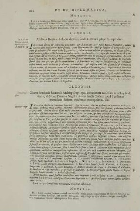 CLXXXII. Adelaidis Reginae diploma de villa sancti Germani prope Compendium.
