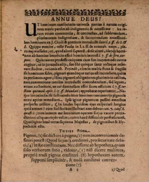 Disp. iur. de pignoribus et hypothecis