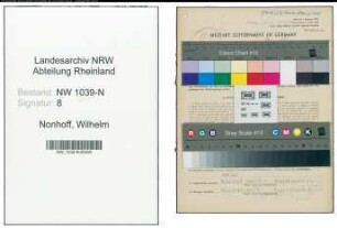 Entnazifizierung Wilhelm Nonhoff , geb. 07.10.1906 (Kaufmann)