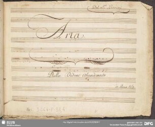 Didone abbandonata. Excerpts - Mus.3264-F-33,4 : S, orch, b