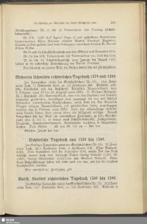 Barth. Sculteti richterliches Tagebuch 1589 bis 1590
