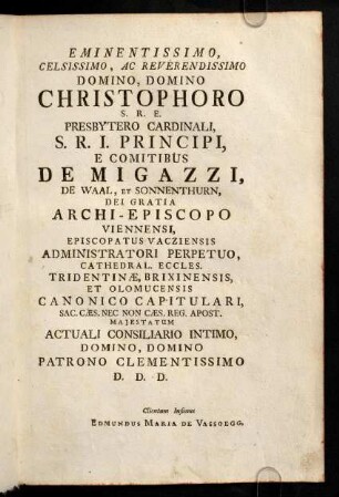3r-7v, Eminentissimo, Celsissimo, ...; Assertiones ...