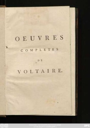 T. 52 = T. 1: Recueil Des Lettres De M. De Voltaire. 1715 - 1737