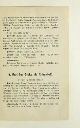 4. Karl der Große als Kriegsheld