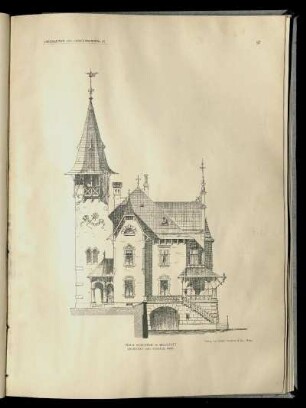 Villa Schuster in Millstatt. Architekt: Carl Haybäck.