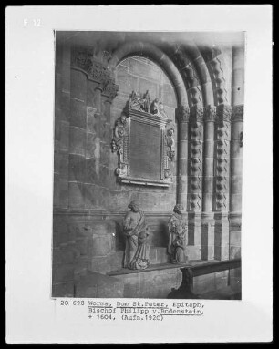 Epitaph des Bischofs Philipp von Rodenstein (+ 1604)