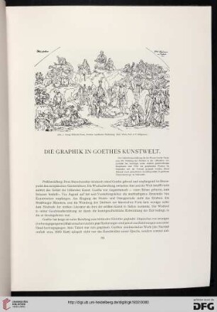 Die Graphik in Goethes Kunstwelt