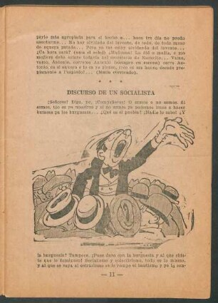 Discurso de un socialista