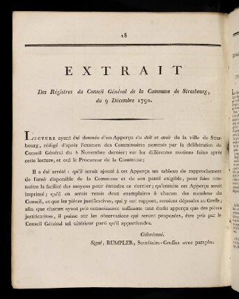 18, Extrait ...