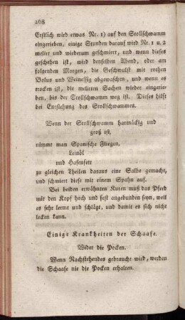 Einige Krankheiten der Schaafe