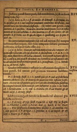Dispvtatio Secunda De Heredvm Institvtione, Svbstitvtione, Et Exheredatione