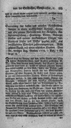 Sammlung der besten und neuesten Reisebeschreibungen in einem ausführlichen Auszuge. Bd.18.