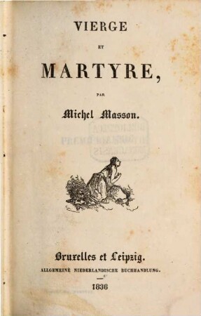 Vierge et martyre