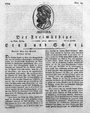 Nro. 19., Freitag den 27. Januar