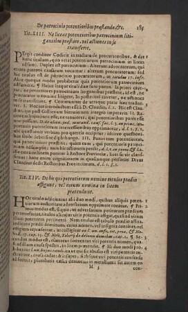 Tit. XIII. - LVIII.