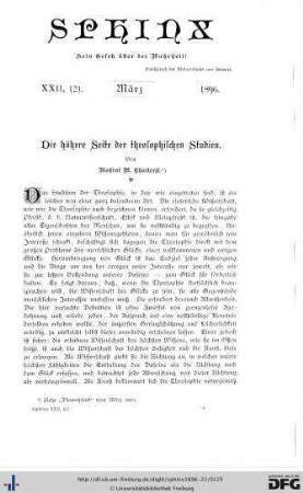 Heft 3 März 1896