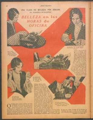 Belleza en las horas de oficina : Una clase de belleza por semana
