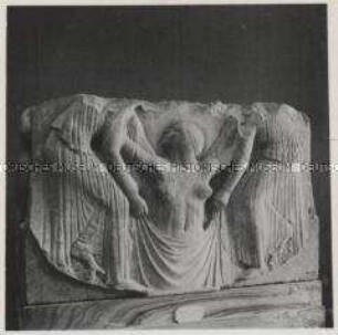 Rom, Palazzo Massimo alle Terme, Museo Nazionale Romano, Ludovisischer Thron, Geburt der Aphrodite