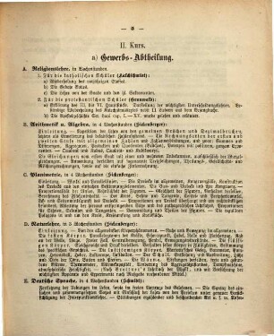 Jahresbericht über die Königliche Gewerbs- und Handelsschule in Kempten, 1870/71