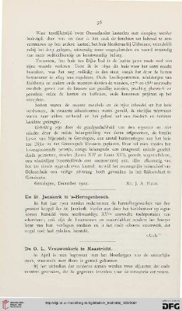 De St. Janskerk te 's-Hertogenbosch - De O.L. Vrouwenkerk te Maastricht