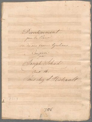 "Divertimentos - pf; op. 16". - BSB Mus.Schott.Ha 7079-2