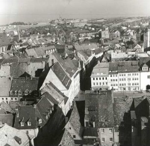 Freiberg, Blick vom Petriturm nach Nordosten