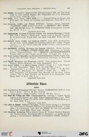 Altfürstliche Häuser (Nr. 1956-2845)