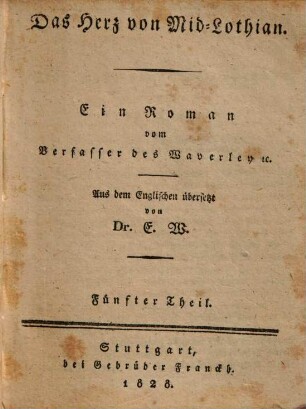 Das Herz von Mid Lothian : ein Roman, 5