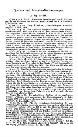 Quellen- und Literatur-Nachweisungen.