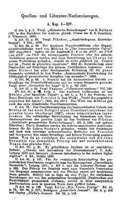 Quellen- und Literatur-Nachweisungen.