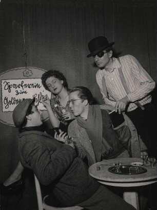 Ja soweit kommt das noch: Wolfgang Gruner, Ilse Marggraf, Jo Herbst, Felix Knemöller (Beim Sparverein zum...)
