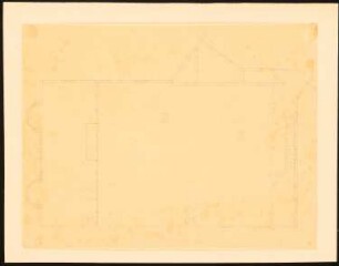 Rathaus, Michelstadt (?): Grundriss des Obergeschosses