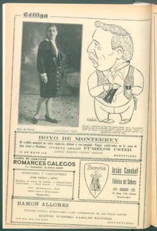 [Caricaturas de gente conocida] : [El] patriarca gallego don Diego Castro [...]