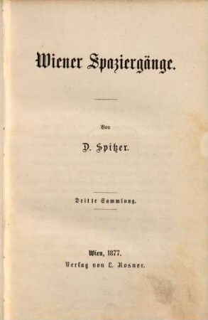 "Wiener Spaziergänge". 3