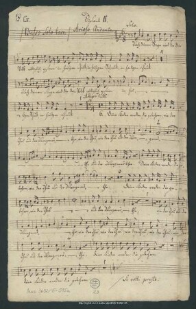 Diskant II. [Schreiber: J.G. Hochmuth]