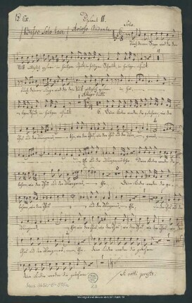 Diskant II. [Schreiber: J.G. Hochmuth]