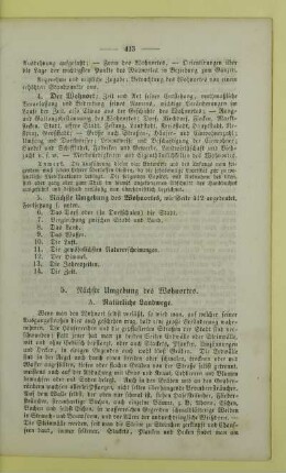 5. Nächste Umgebung des Wohnortes