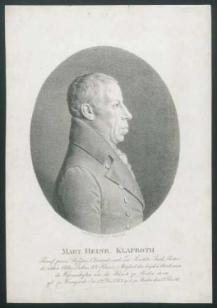 Mart. Heinr. Klaproth