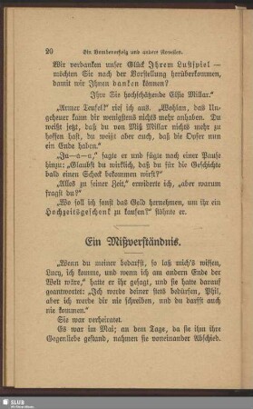 Ein Mißverständnis