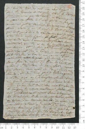 Brief von Charles de Chamisso an Eugène de Chamisso