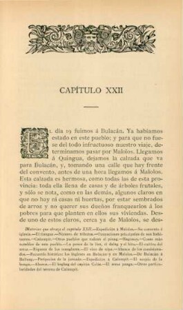 Capítulo XXII