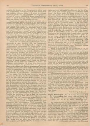 398-400 [Rezension] Jaeger, Vernerus (Ed.), Gregorii Nysseni Opera. Vol. II: Contra Eunomium libri. Pars altera, Liber III