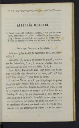 Alegoría segunda.