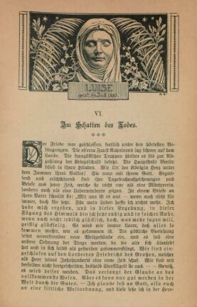 VI. Im Schatten des Todes